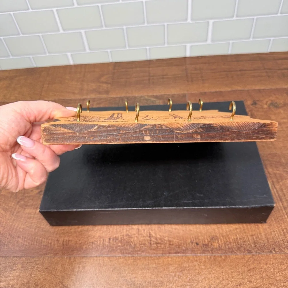 Vintage Redwood Golden Gate Bridge Key Holder Muir Woods‎